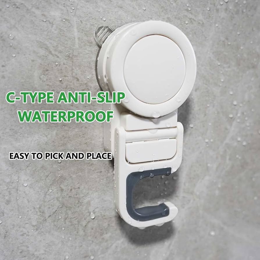 Suction Cup Mop Holder, Wall Mount Broom Holder, Mop Handle Hanger, Household Cleaning Organizer Holder Suction Cup Mop Holder, Wall Mount Broom Holder, Mop Handle Hanger, Household Cleaning Organizer Holder